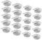 HEALEEP 50pièces Coupelles Aluminium Avec Poignée Pour Pesée Pans De Pesée Pour Laboratoire Mesure De Poudres Et Liquides