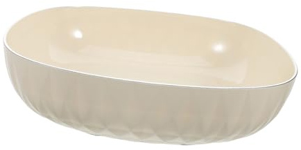Luxshiny Große Obstschale aus Kunststoff, Eleganter Servierkorb für Snacks