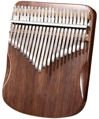 Kalimba Für Anfänger 21 Noten Schwarz Walnuss Kalimba Daumenklavier Tragbares Musikinstrument Mit Tasche