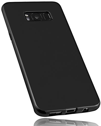 mumbi 22480 Hülle kompatibel mit Samsung Galaxy S8 Handy Case Handyhülle, schwarz,