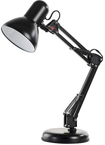 Innoteck DS-1282 Swing Arm Desk Durable Architech Lamp, Metal, Black
