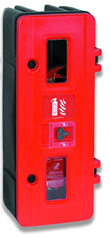 Jonesco hs70 K único extintor armario con cerradura con llave, 6/9 kg, rojo