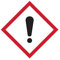 GHS-Etikett mit Aufschrift „Irritant Exclamation Mark – Gesundheit und Sicherheit – Selbstklebender Vinyl-Aufkleber – 100 mm x 100 mm