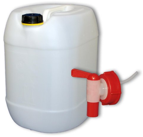 Bidon – Jerrican 30 L, naturel, avec 1 Robinet DIN 61 (22001+22010)