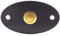 TronicXL V2A Klingelschild Klingelplatte Alu Aluminium anthrazit Taster gold