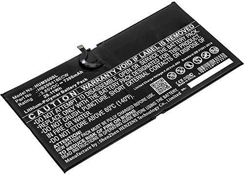 subtel, Batterie pour Tablette Compatible avec Huawei MediaPad M5 10.8 (CMR-W09), HB299418ECW (3.85V, 7300mAh)