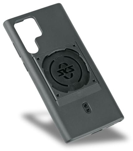SKS GERMANY COMPIT Cover für Samsung S22 Ultra Handyhülle mit Befestigungsvorrichtung für COMPIT-System (angenehme Haptik, stoßabsorbierend, mit Befestigungsvorrichtung, aus abriebfestem Kunststoff)