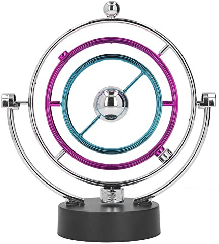 Immerwährende Bewegung,elektronisches Spielzeug, Simulations-Kugel, Spinner, Newton Globus-Pendel, Physikalische Wissenschaft Spielzeug