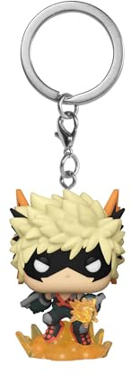 Funko Pop! Keychain: MHA - Bakugo - (Explosion) - My Hero Academia - Neuartiger Schlüsselanhänger - Vinyl-Minifigur Zum Sammeln - Strumpffüller - Geschenkidee - Offizielle Handelswaren - Anime Fans