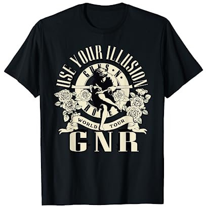 Circuit officiel Guns N' Roses Illusion World Tour T-Shirt