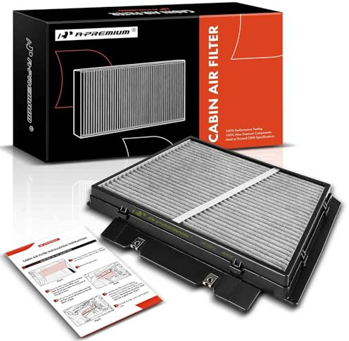 A-Premium Under Hood Cabin Air Filter with Activated Carbon Compatible with Ram ProMaster 1500, ProMaster 2500, ProMaster 3500, 2014-2023