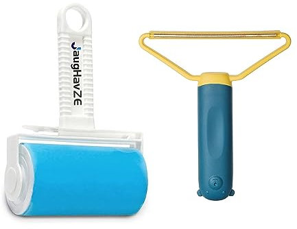 Lint Roller 2 Pcs,Pet Hair Remover,Sticky Roller for Couch Hair Removal