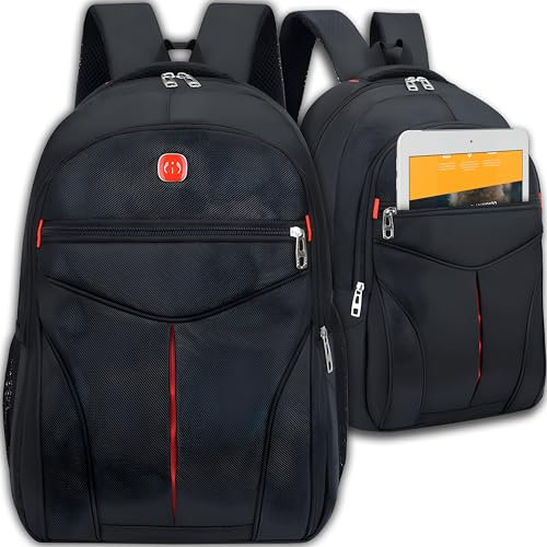 Retoo Universeller Rucksack, Fahrradrucksack, Bike Rucksack, Für Trails, Aktivitäten, Universell, Einsetzbar, Für Damen, Herren, Kinder, Leichter, Arbeitsrucksack, Rucksack Reisen, Schwarz