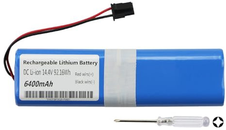 K KYUER 6400mAh PA61 Saugroboter Akku Kompatibel mit RoboVac X8 Serie Eufy RoboVac X8 RoboVac X8 T226X Eufy RoboVac X8 Pro Eufy RoboVac X8 Pro SES RoboVac X8 Hybrid White Robot Vacuum Battery