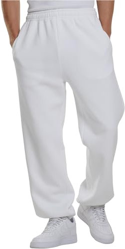 Urban Classics Tb6749-fluffy Sweatpants Pantalon de survêtement, Blanc, 5XL Hommes