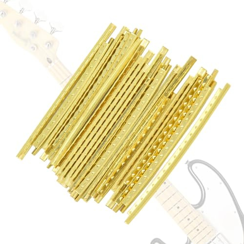 24pcs/Set E -Gitarre Fet Draht, Breite 2,7 mm Gitarre Fingerboard Messing Fet Draht E -Gitarren -Gitarren -Gitarren -Fingerboard Ersatz