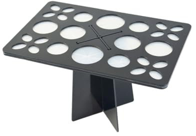 minkissy Kosmetikhalter Für Make-up-pinsel Make-up-pinselhalter Aus Acryl Make-up-pinsel-organizer Mit Löchern Make-up-pinselständer Für Organisation Kosmetikpinselständer Zum Trocknen