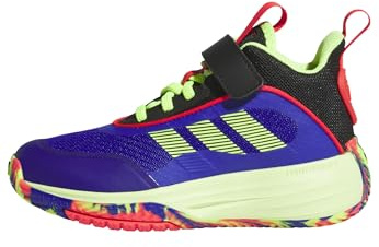 Adidas Mixte Enfant OWNTHEGAME 3.0 Shoes, Lucid Blue/Lucid Lemon/Core Black, 33 EU