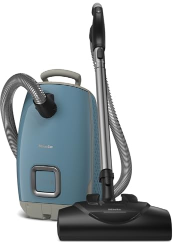 NEW Miele Guard L1 Bagged Canister Vacuum Cleaner with AirClean Filter, Electro Plus Floorhead, AllTeQ Universal Floorhead, LED Display Panel, in Nordic Blue/Space Grey