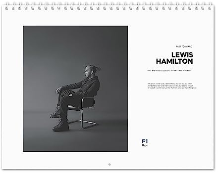 Lewis Hamilton - Fast Forward - 2026 Wall Calendar