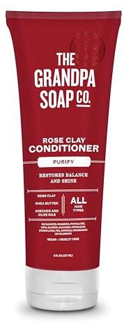 Grandpa's, Rose Clay Deep Conditioner, Purify, 8 fl oz (235 ml)