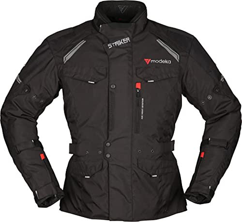 Modeka Striker II Motorrad Textiljacke, schwarz, S