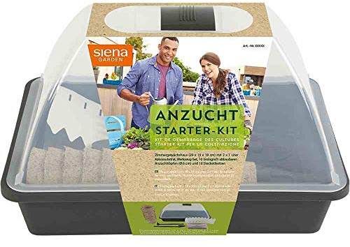 Siena Garden Anzucht Starter-KIT 24-teilig 29 x 19 x 19 cm