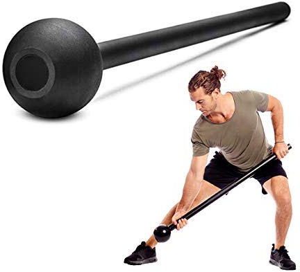ZhiLianZhao Gewichtshammer, Steel Mace Stabilisatormuskeln, Anti-rutsch-Griff für Funktionelle Kernübungen In Innenräumen,8kg