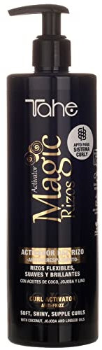 Tahe Magic Rizos Anti-Frizz Lockenaktivator, Mit Kokos-, Jojoba- und Leinsamenöl, 500 ml