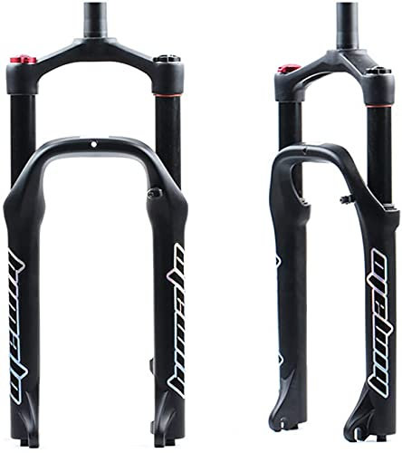 Forcella Fat Tire 20 * 4.0 MTB Aria Forcella Ammortizzata per Bici Forcella da Bicicletta Sgancio Rapido da 9 mm Viaggio 130mm A,20