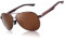 CGID Sonnenbrille Herren Pilotenbrille Polarisiert Al-Mg Metallrahmen Fliegerbrille UV400 Schutz CAT3 CE Fahren Angeln mit Lederetui
