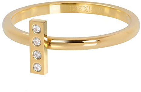 iXXXi Füllring DESIGN RECTANGLE gold - 2 mm Größe 17