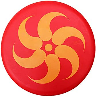 EQLEF Flying Disks Fliegende Scheiben Kinder Weiche Scheibe Soft Flying Disc Sport Wurfscheibe Sport Spielzeug Kindergarten Park Sport Spiel 1 Stück (Rot)