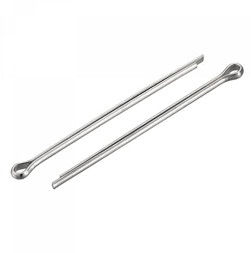 sourcing map 15 Stück Splintstift Geteilter Splint 3x60mm Edelstahl Klippverschluss Sicherungssplinte für Kfz Silber