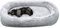 Sitzsack Hundebett, Hundebett Für Menschen, Waschbarer Plüsch Human Dog Bed, Oval Hundebett Für Erwachsene Für Menschen, Beruhigendes Hundebett Plüsch Calming,Weiche Warme ( Color : Gris , Size : 175*