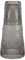 elle decor Bedside Water Carafe with Tumbler Set | Vintage Design Pitcher and Matching Drinking Glass Doubles as Lid | 33-Ounce Jug for Guest Room, Office, or Gift | 4” x 8.5” (Smoke Gray)