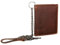 STILORD 'Mick' Geldbeutel mit Kette Herren Leder Brieftasche mit RFID-Schutz Portemonnaie Klein- Vintage Slim Wallet Biker Geldbörse Echt-Leder, Farbe:Salerno - braun