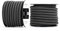 Abma Cord Cuerda Elástica 10mm 10M Cuerda de Lona Cuerda de Goma Cuerda Tensora Cuerda Expansora - Negro