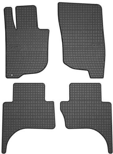 SMK Gummimatten auto fußmatten Satz passend für Mitsubishi L200 V 2014-2019 Erleben Sie einen neuen Standard des Reisens mit rutschfesten auto fussmatten - Mehrjahres- auto teppiche für alle Straßenve