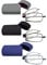2 Pairs Blue Light Blocking UV Protection Compact Foldable Unisex Reading Glasses Reading Glasses Included, Black / Grey / Blue, Medium