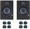 Presonus Eris 4.5 BT II Generation - Altoparlanti per monitor attivi, Bluetooth, 2nd Gen + piedini keepdrum