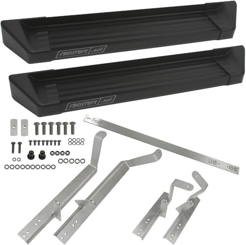 Marchepied libre pour Fiat Ducato Citroën Jumper Peugeot Boxer Opel Movano Camping-car avec ABE Noir