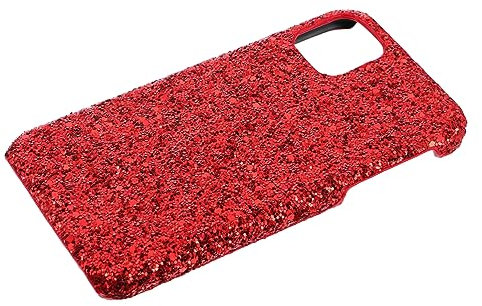 BRIGHTFUFU 1pc Glitter Sequins Phone Cover for Stylish Protective Shell Precise Cutouts for Easy Design for Fashion Enthusiasts Easy Installation and Removal Red