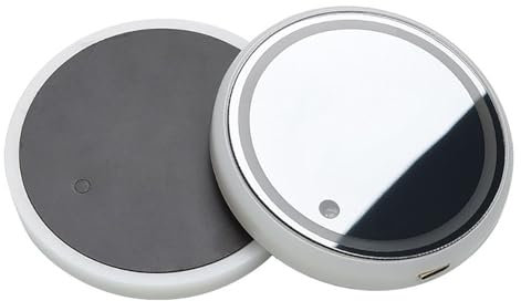 Gisltv Wagen LED Untersetzer,für T Cross wasserdichte Anti Rutsch Luminous Innenatmosphärenlicht Automobil Getränk Untersetzer