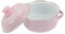 MAGICLULU Olla De Sopa De Esmalte Doble Asa Para Cocción De Guisos y Cocina Resistente Altas Color Rosa Pálido