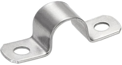 LCOUACEO U-Rohrschellen, 20 Stück Edelstahl Rohrschelle Zweiloch Rohrschelle Befestigungsschelle für Pipeline Elektroleitung Leerrohre, Rohrschellen Durchmesser 25mm