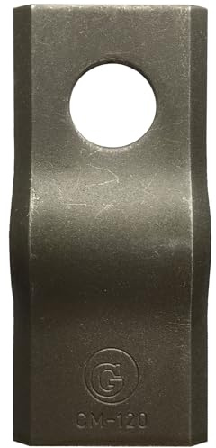 GRANIT 25x Klingen Mähmesser Kreiselmäher Kreiselmähwerk 106x47x3, gewölbt, Loch Ø 21mm, CM 120, 525CM-120/25 | Klinge | Grasschnitt | Futterernte | Silage