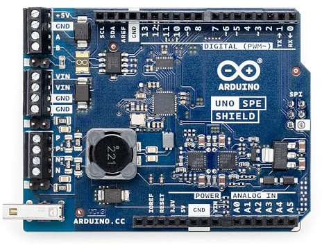 Arduino UNO SPE Shield [ASX00073] - F�gen Sie Single Pair Ethernet (10BASE-T1S) mit PoDL + RS485 zu Arduino UNO R4, Industrial IoT, Legacy-Integration, Smart-Fabrik- und Geb�udeautomatisierung hinzu