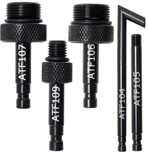 Ollanoos ​Getriebeöl Adapter 5tlg, Aluminium ATF Ölwechsel Adapter Set, Ersatz für Mercedes Benz CTV DSG 09G 722.9 Getriebe