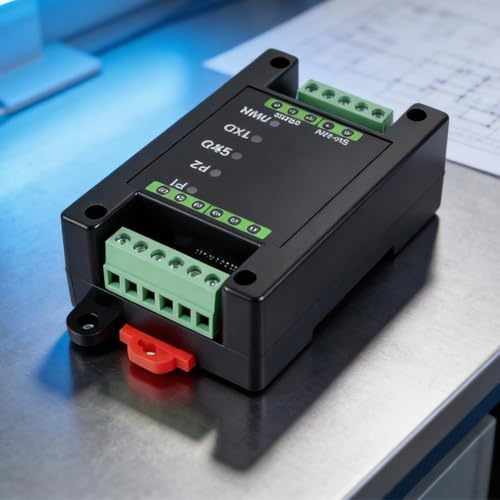 Industrial aislado para repetidor de concentrador RS485, montaje en riel DIN para adquisición de datos con velocidad de transmisión de 300 bps a 460800 bps, suministro de CC 5 V-36 V, funcionamiento